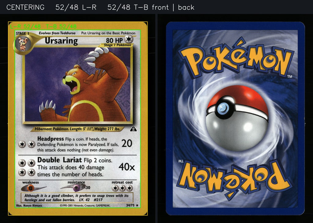 Ursaring 34/75 — Rare (Excellent) - Neo Discovery · F018