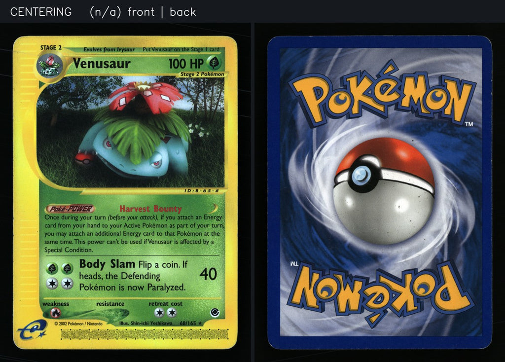 Venusaur 68/165 — Rare (Good) - Expedition Base Set · F034