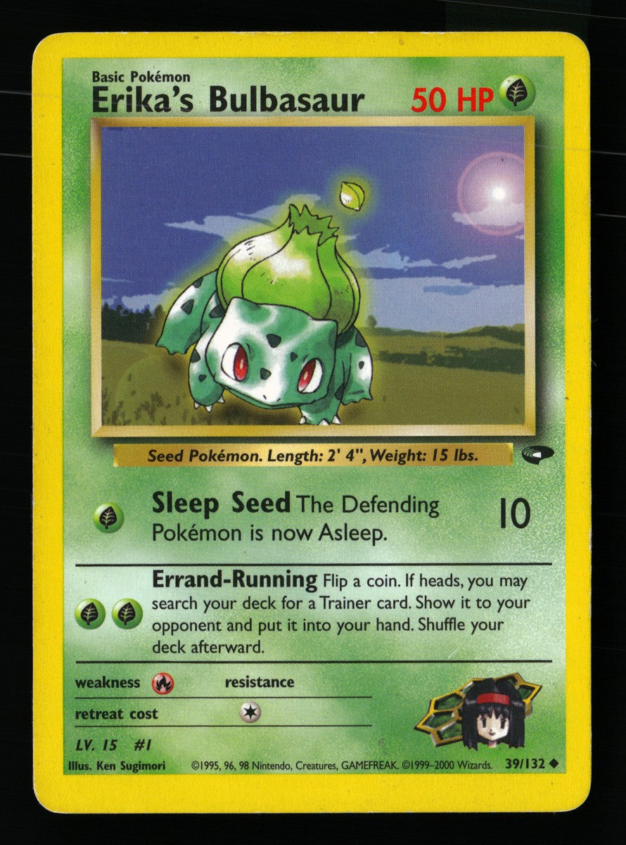 Erika's Bulbasaur 39/132 — Uncommon (Played) - Gym Challenge · F037