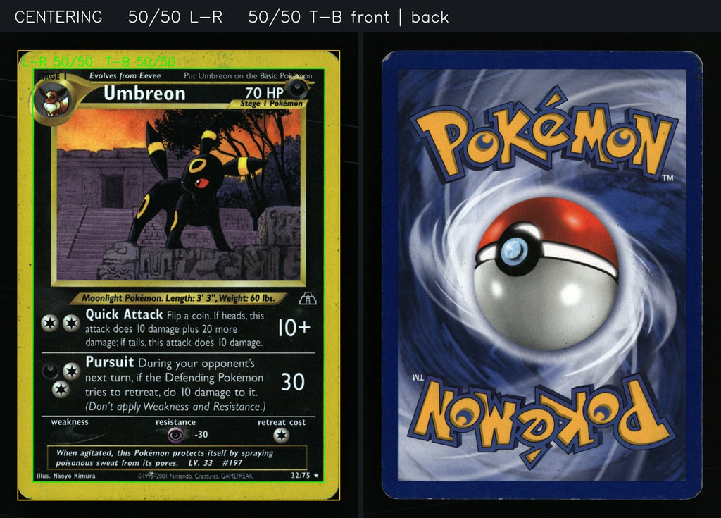 Umbreon 32/75 — Rare (Light Played) - Neo Discovery · F040