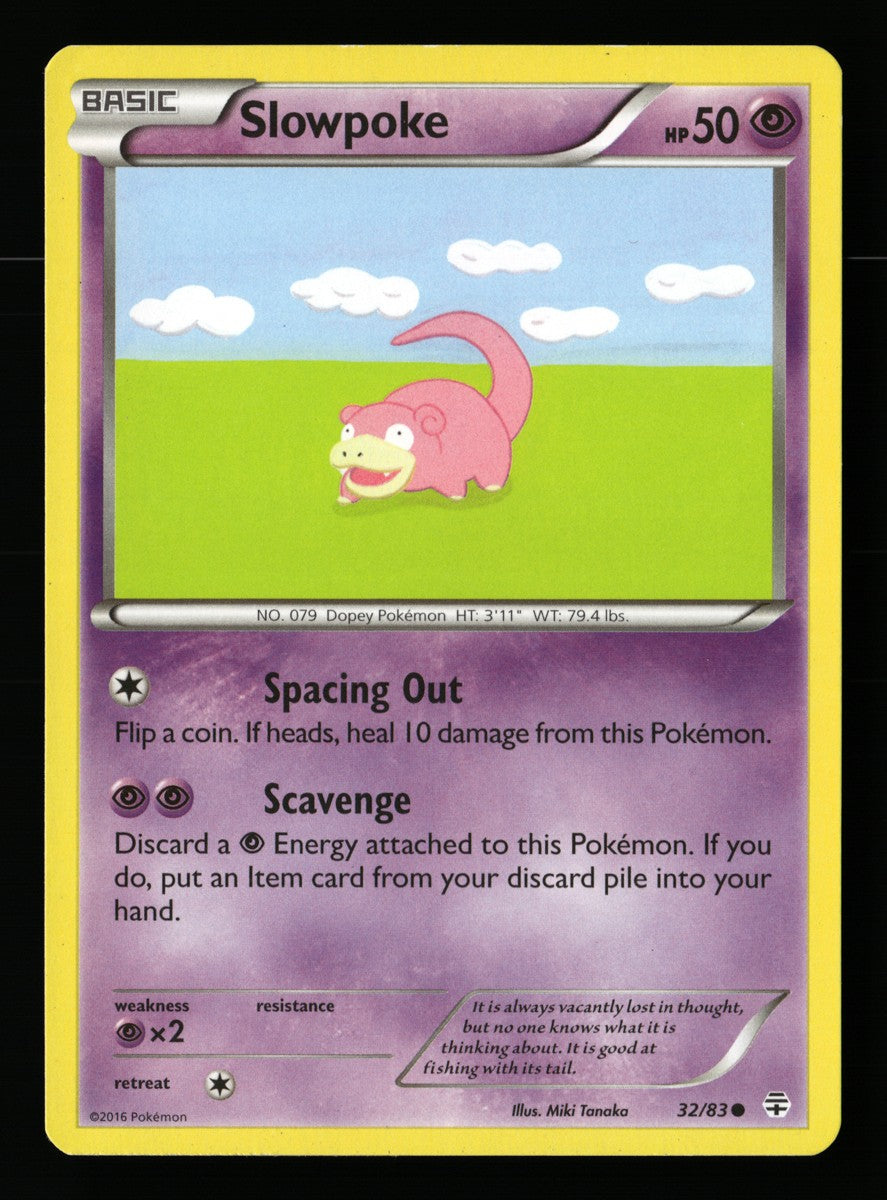 Slowpoke 32/83 — Common (Light Played) - Generations · G064