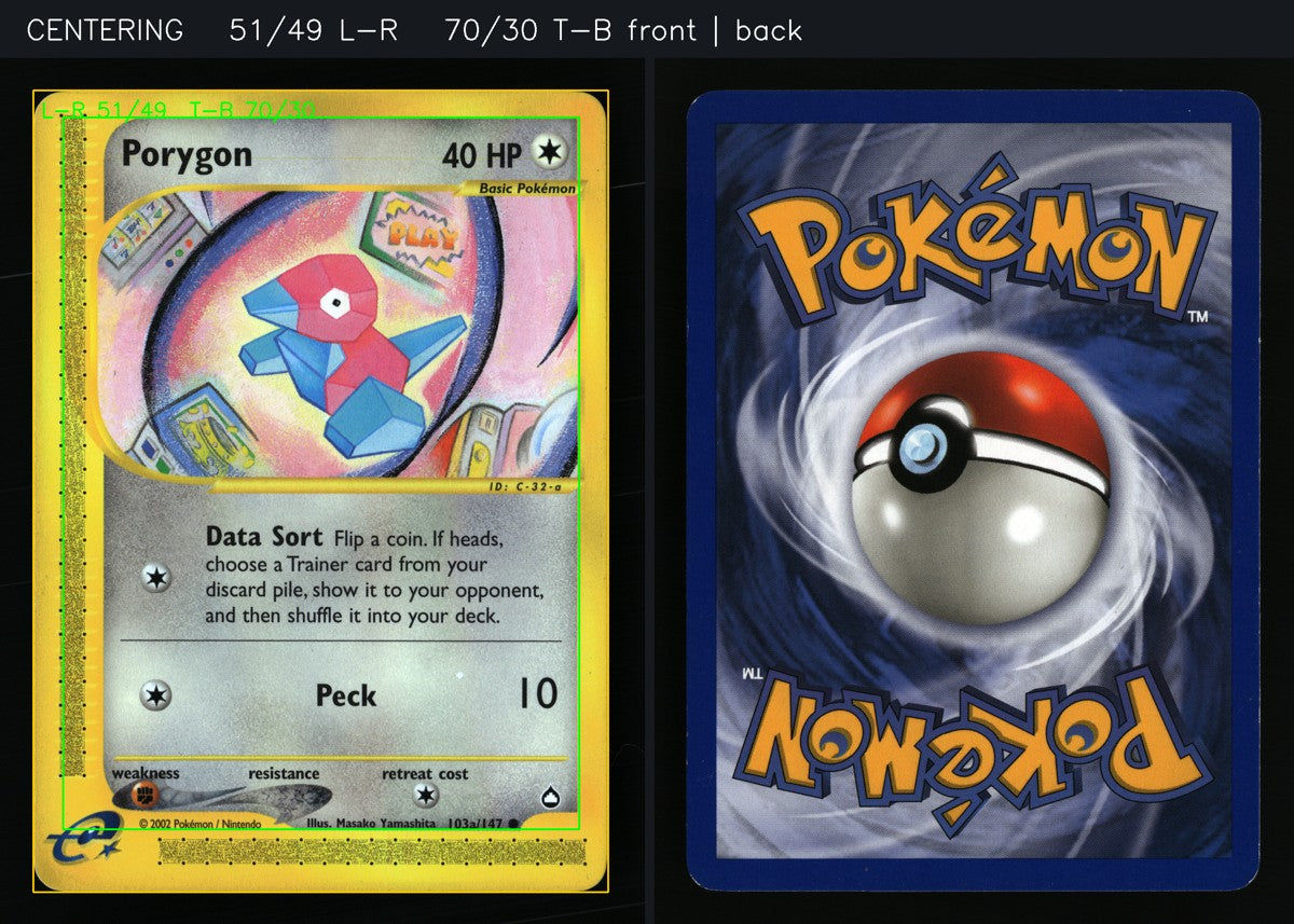 Porygon 103/147 — Common (Poor) - Aquapolis · G081