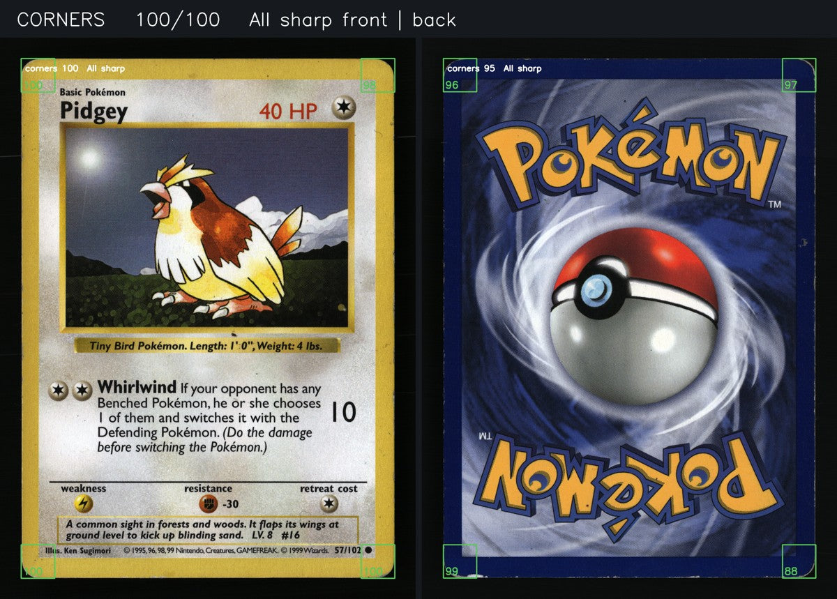 Pidgey 57/102 — Common (Played) - Base Set (Shadowless) · G078