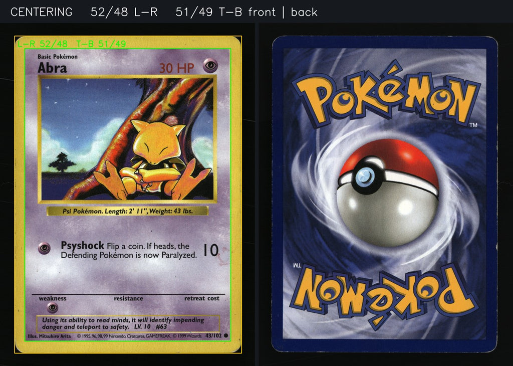 Abra 43/102 — Common (Played) - Base Set · G079