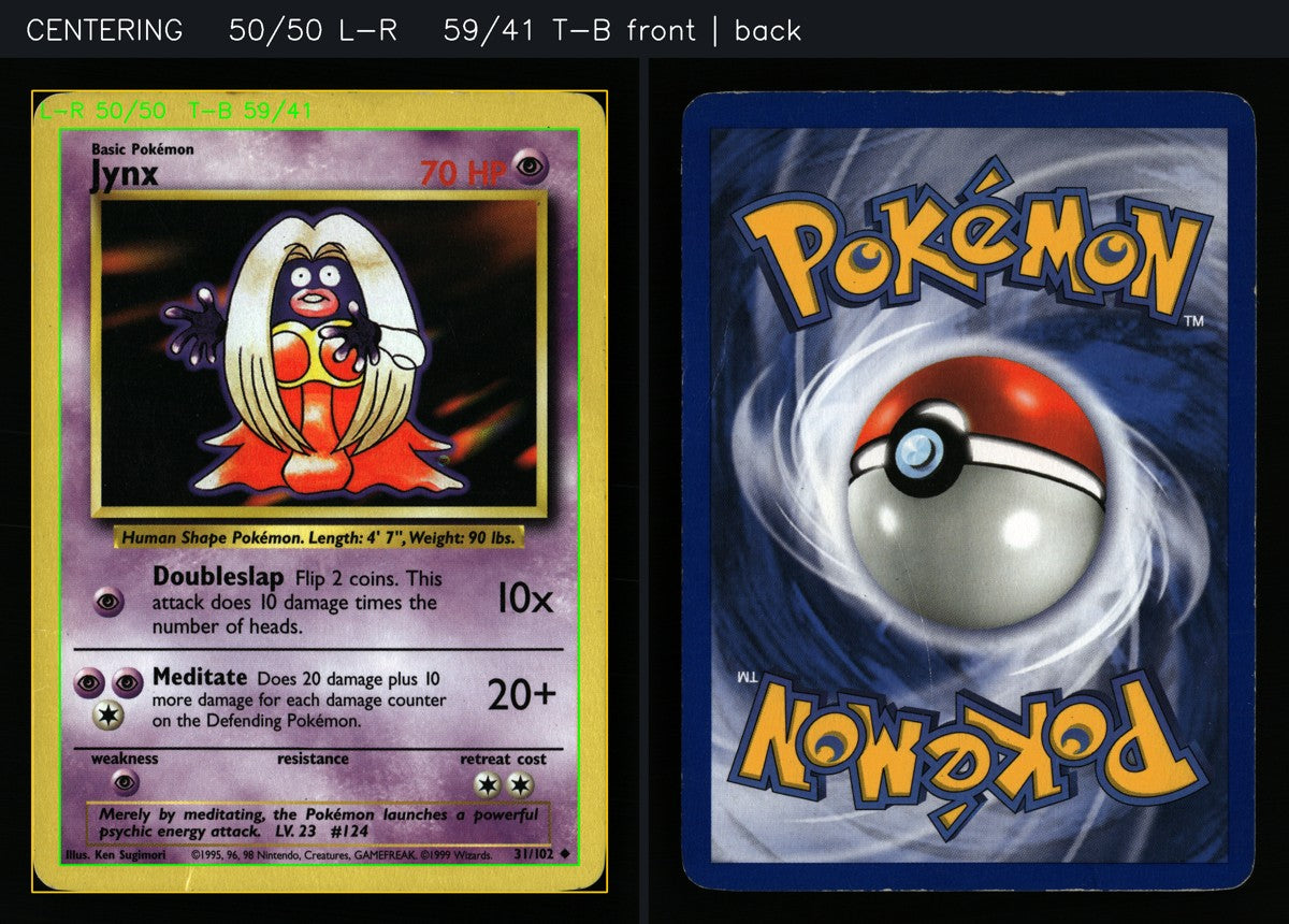 Jynx 31/102 — Uncommon (Poor) - Base Set · G103