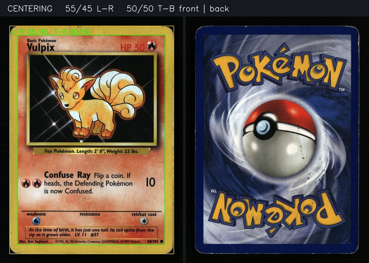 Vulpix 68/102 — Common (Poor) - Base Set · G109