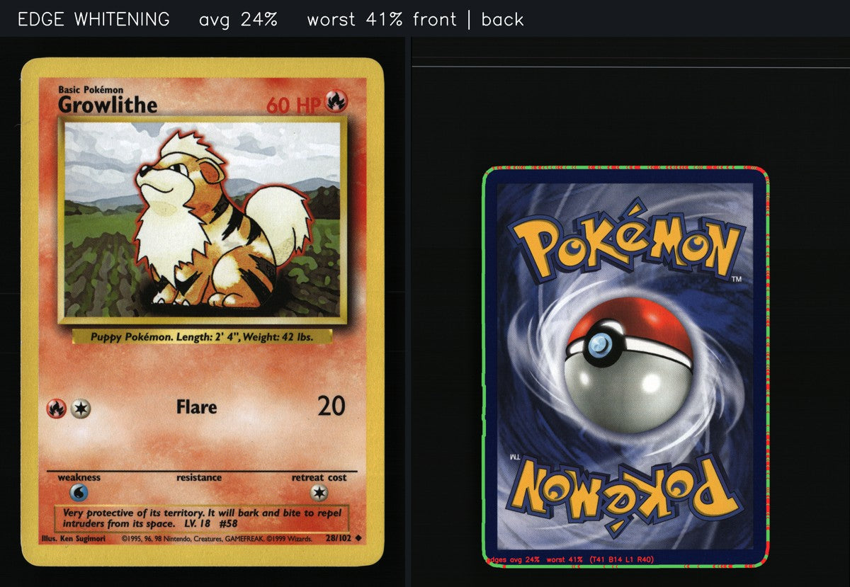 Growlithe 28/102 — Uncommon (Light Played) - Base Set · G112