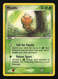 Weedle 86/112 — Common (Light Played) - FireRed & LeafGreen · G131