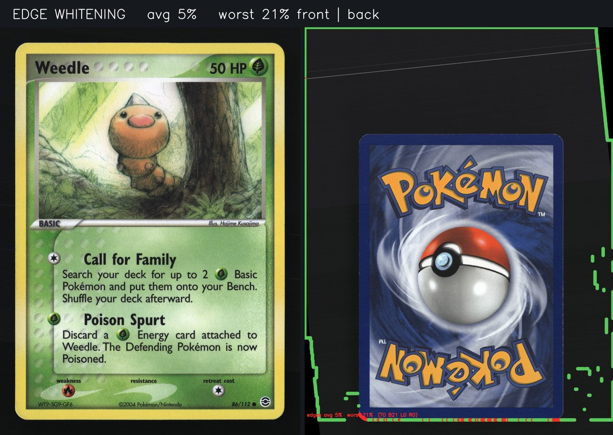 Weedle 86/112 — Common (Light Played) - FireRed & LeafGreen · G131