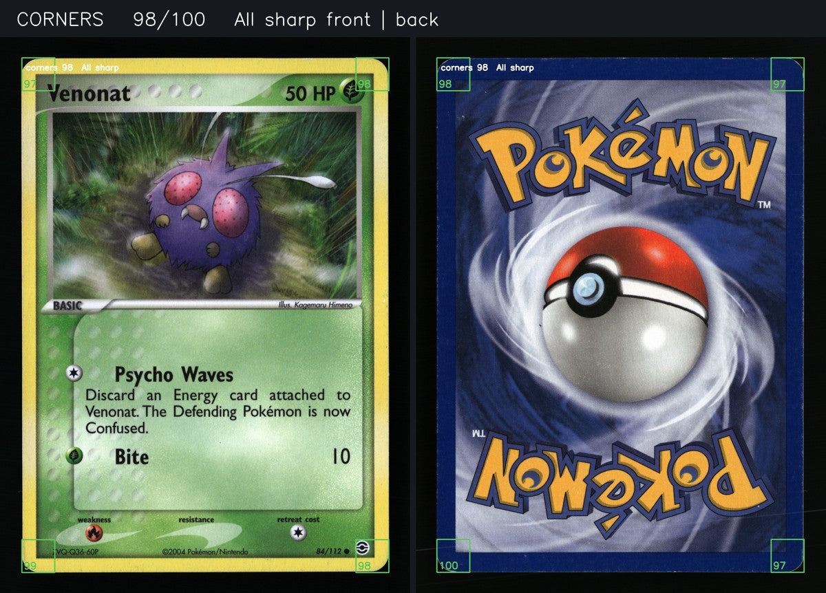 Venonat 84/112 — Common (Good) - FireRed & LeafGreen · H068