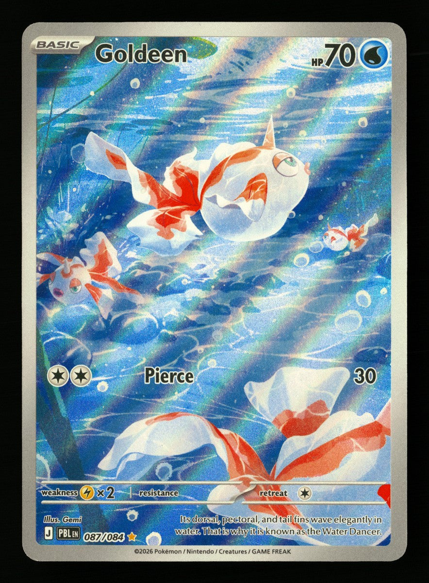 Goldeen 087/84 — Illustration rare (Good) - Pitch Black · H154