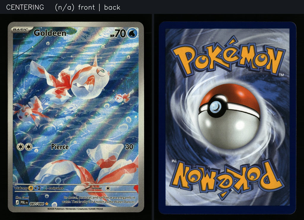 Goldeen 087/84 — Illustration rare (Good) - Pitch Black · H154