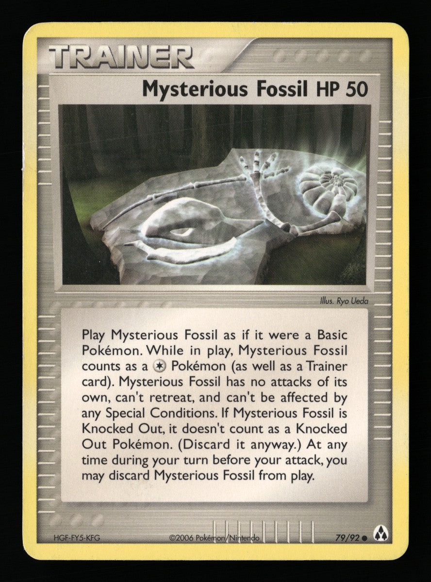 Mysterious Fossil 79/92 — Common (Good) - Legend Maker · H185