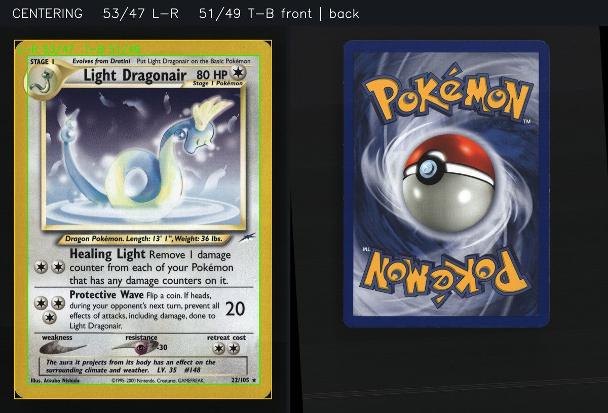 Light Dragonair 22/105 — Rare (Excellent) - Neo Destiny · J039