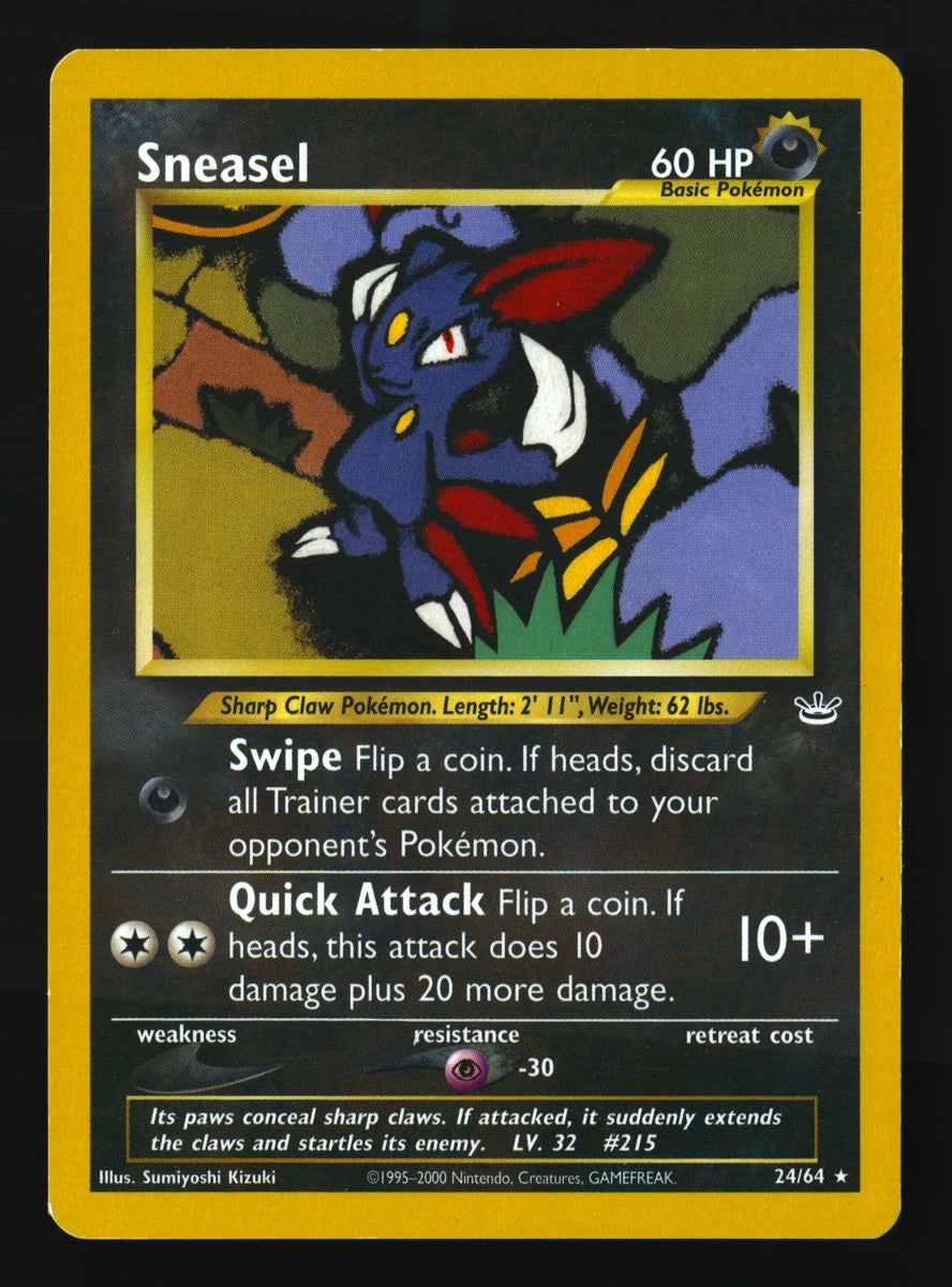 Sneasel 24/64 — Rare (Near Mint) - Neo Revelation · J041