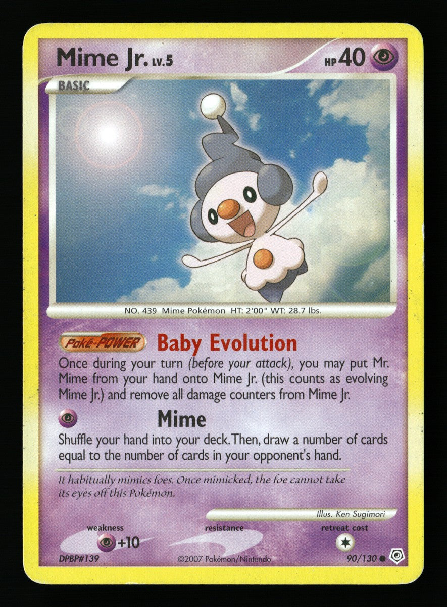 Mime Jr. 90/130 — Common (Good) - Diamond & Pearl · J102