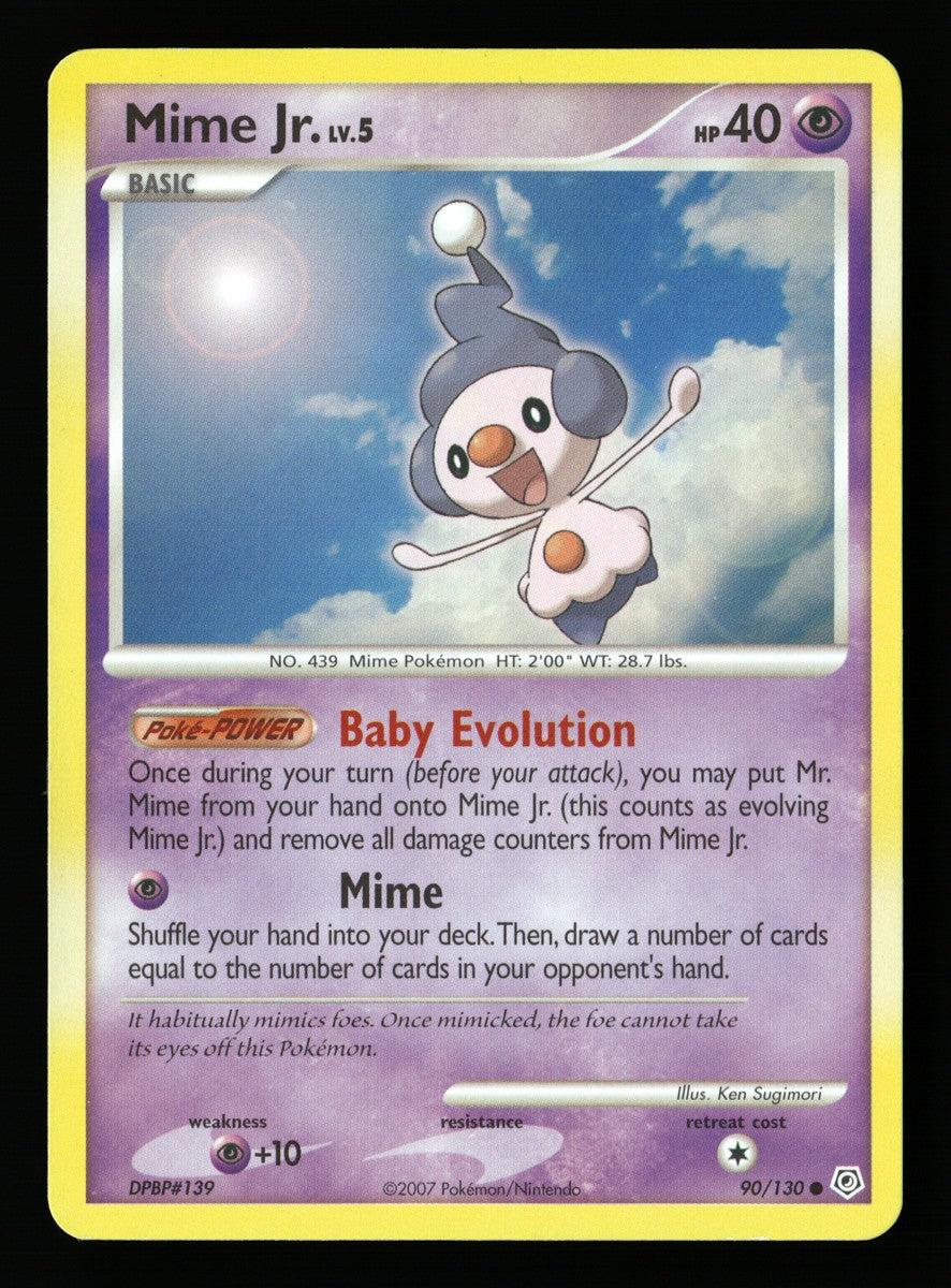 Mime Jr. 90/130 — Common (Good) - Diamond & Pearl · J103