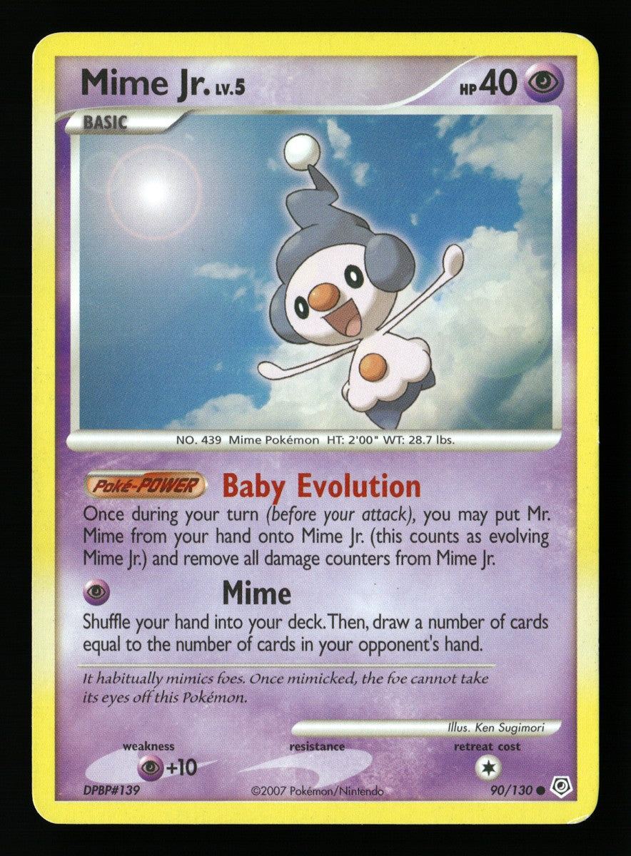 Mime Jr. 90/130 — Common (Good) - Diamond & Pearl · J104
