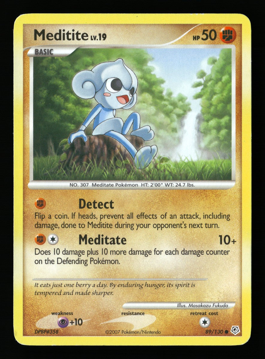 Meditite 89/130 — Common (Played) - Diamond & Pearl · J106