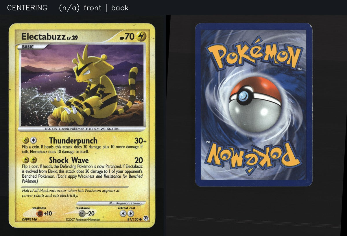 Electabuzz 81/130 — Common (Light Played) - Diamond & Pearl · J137