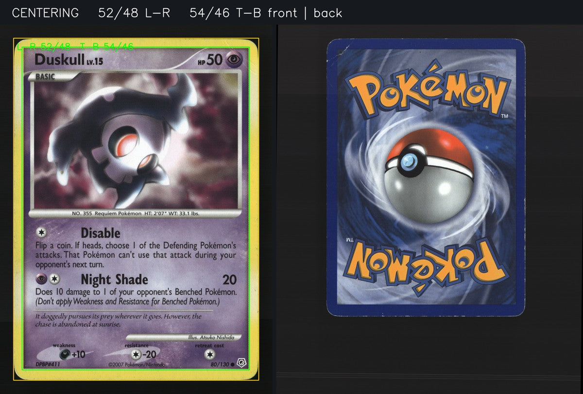 Duskull 80/130 — Common (Excellent) - Diamond & Pearl · J158