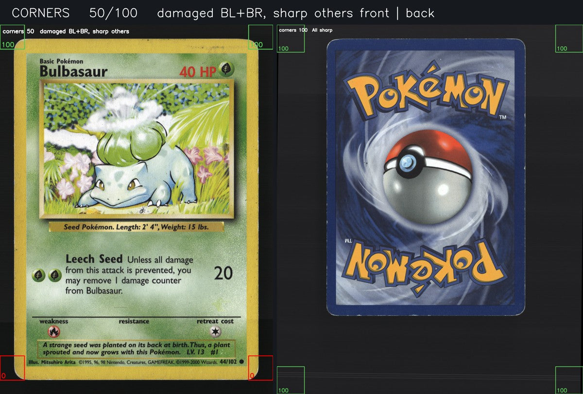Bulbasaur 44/102 — Common (Played) - Base Set · J170
