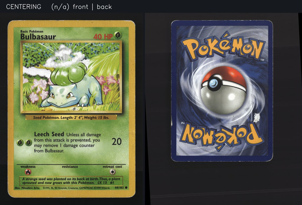 Bulbasaur 44/102 — Common (Played) - Base Set · J174