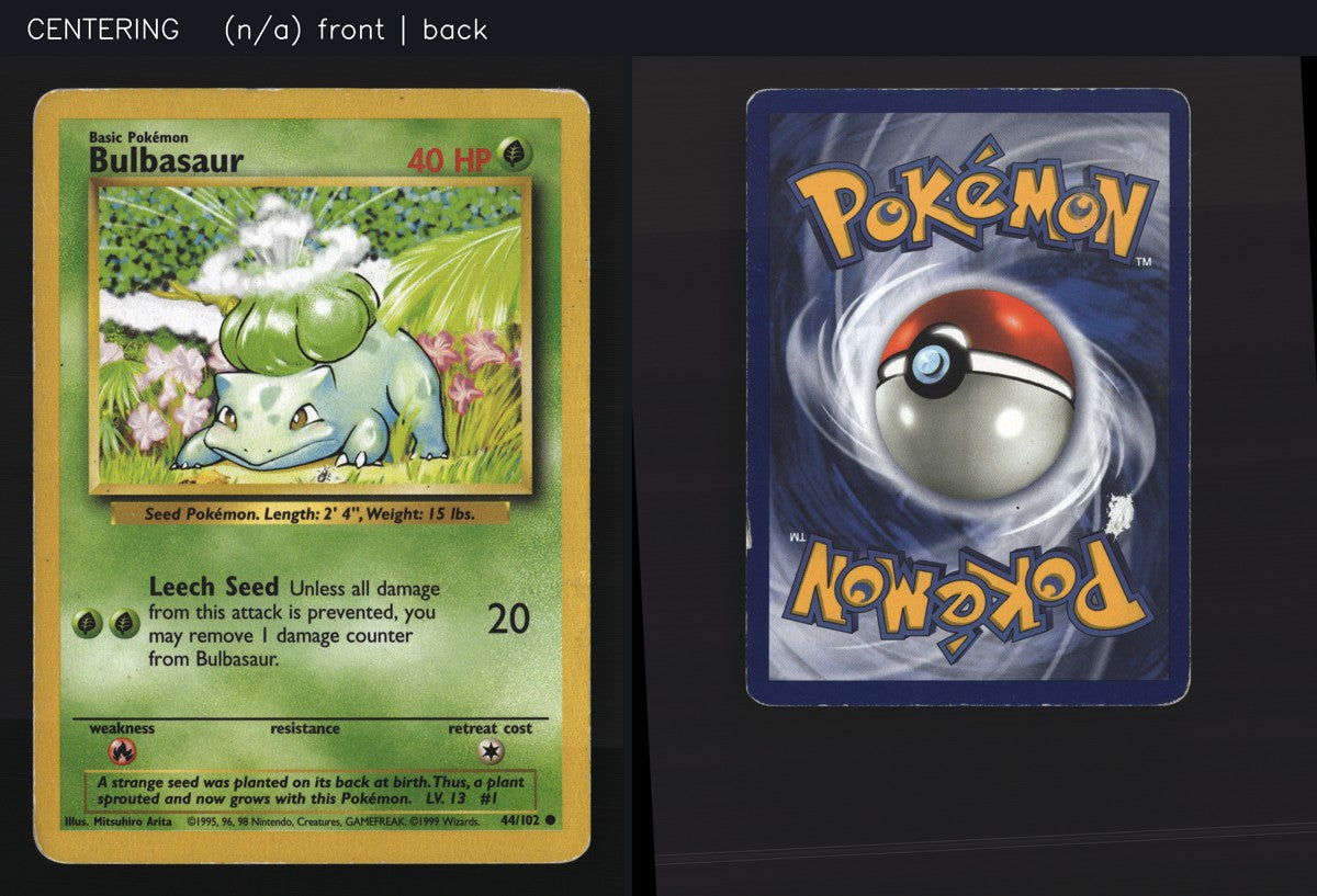 Bulbasaur 44/102 — Common (Played) - Base Set · J174