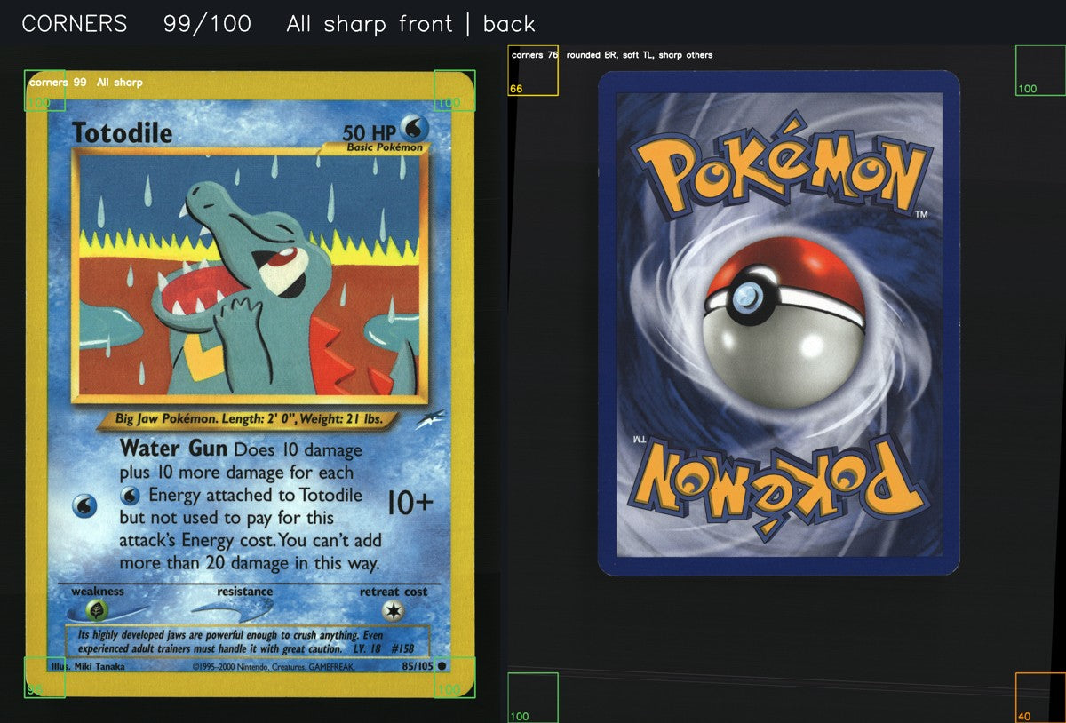 Totodile 85/105 — Common (Excellent) - Neo Destiny · J198