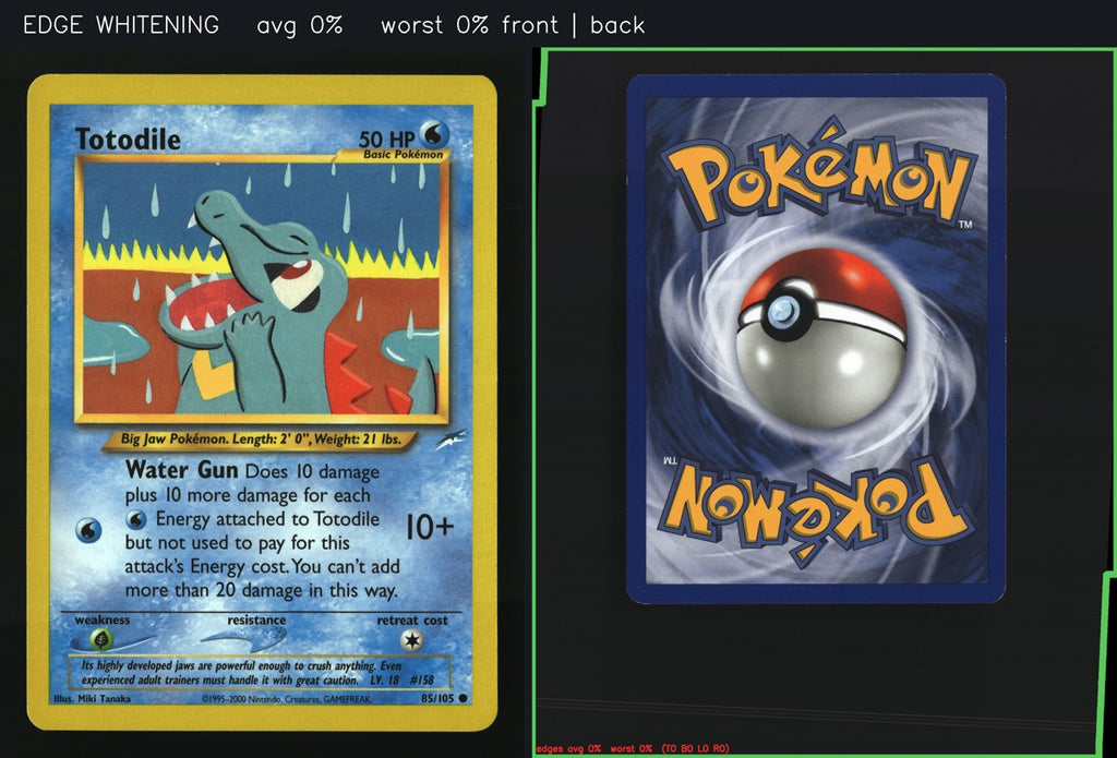 Totodile 85/105 — Common (Excellent) - Neo Destiny · J198