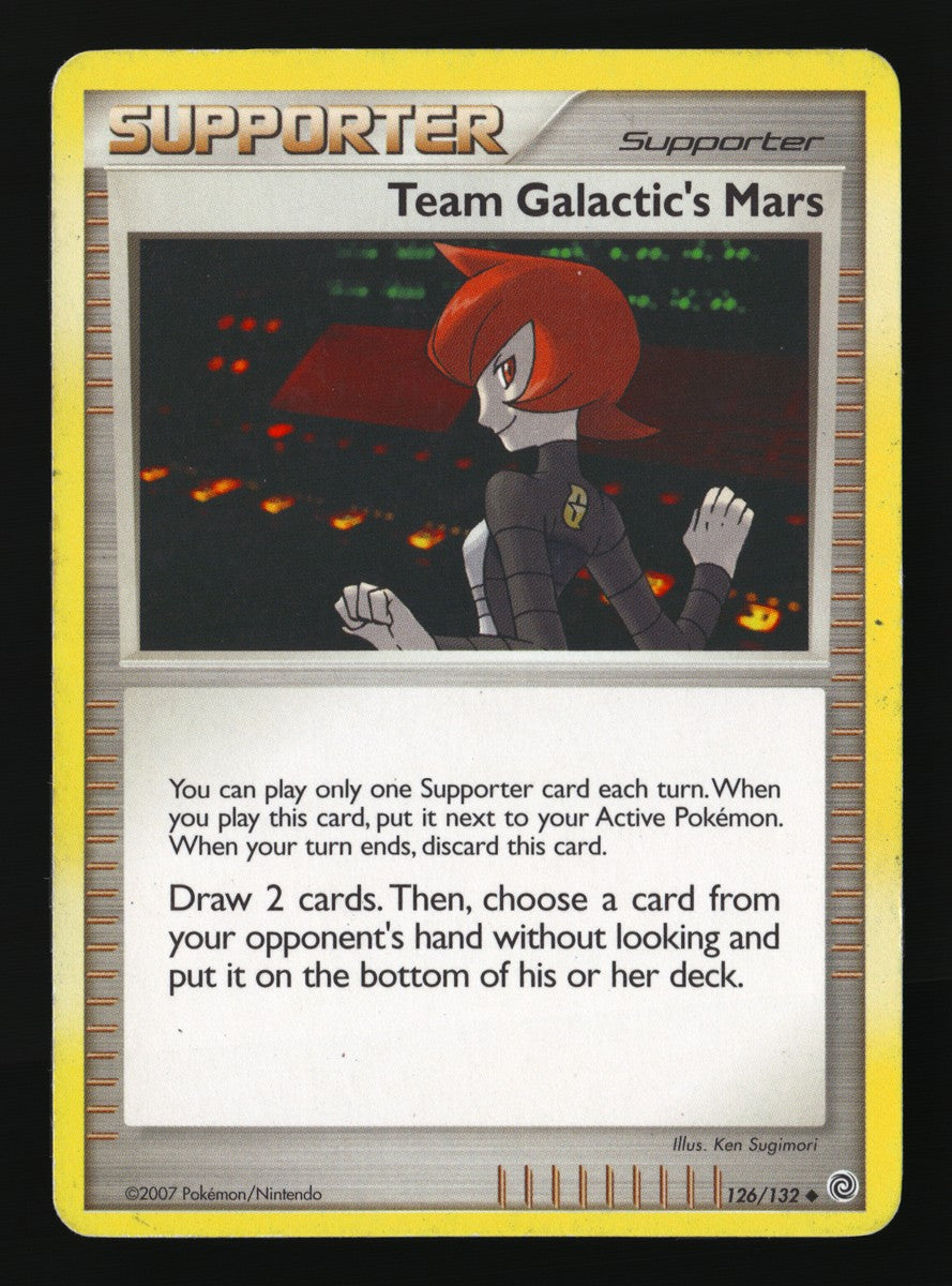 Team Galactic's Mars 126/132 — Uncommon (Light Played) - Secret Wonders · K101