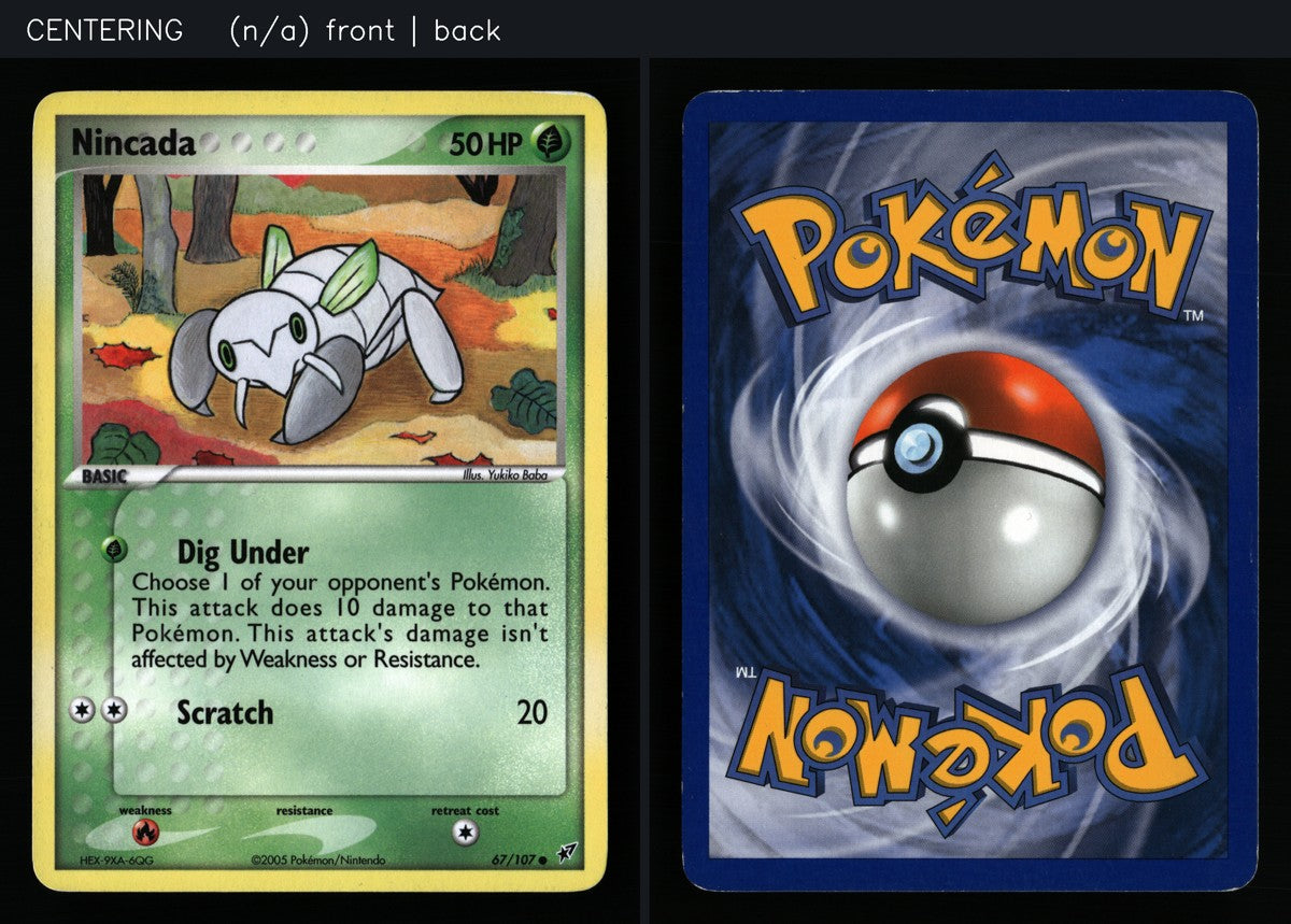 Nincada 67/107 — Common (Light Played) - Deoxys · K205