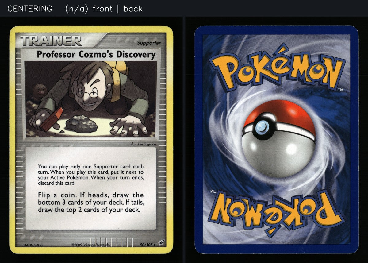 Professor Cozmo's Discovery 90/107 — Uncommon (Light Played) - Deoxys · K223