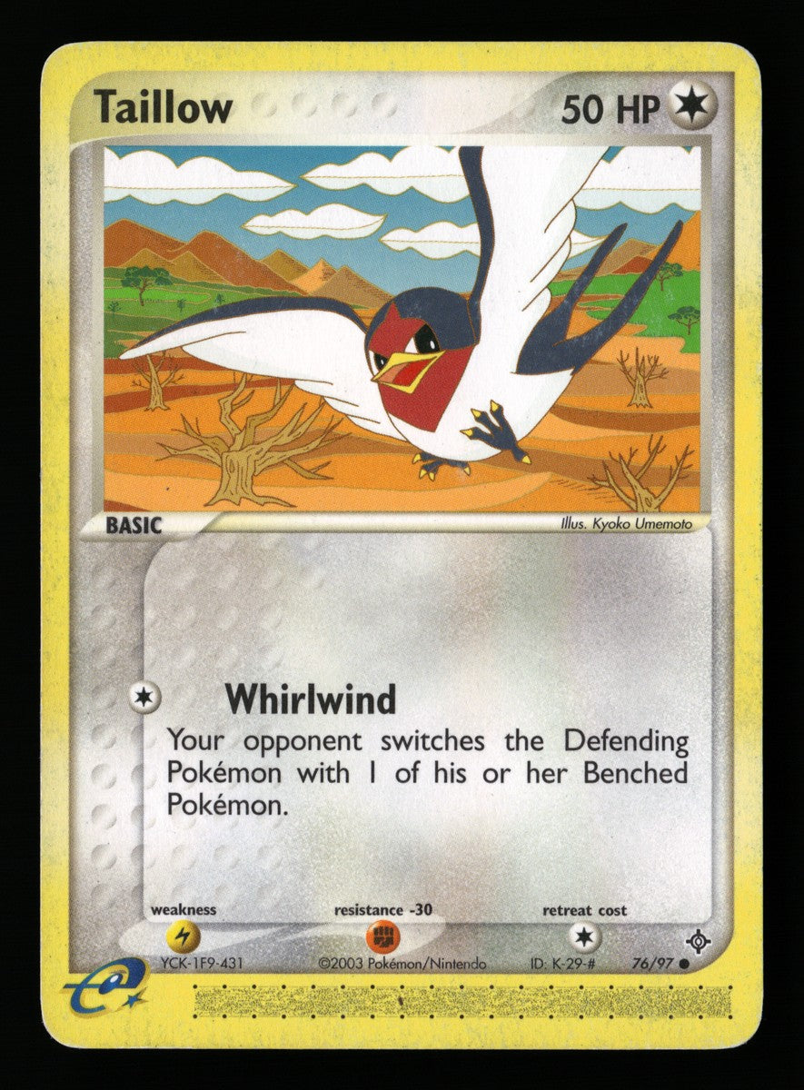 Taillow 76/97 — Common (Light Played) - Dragon · L060