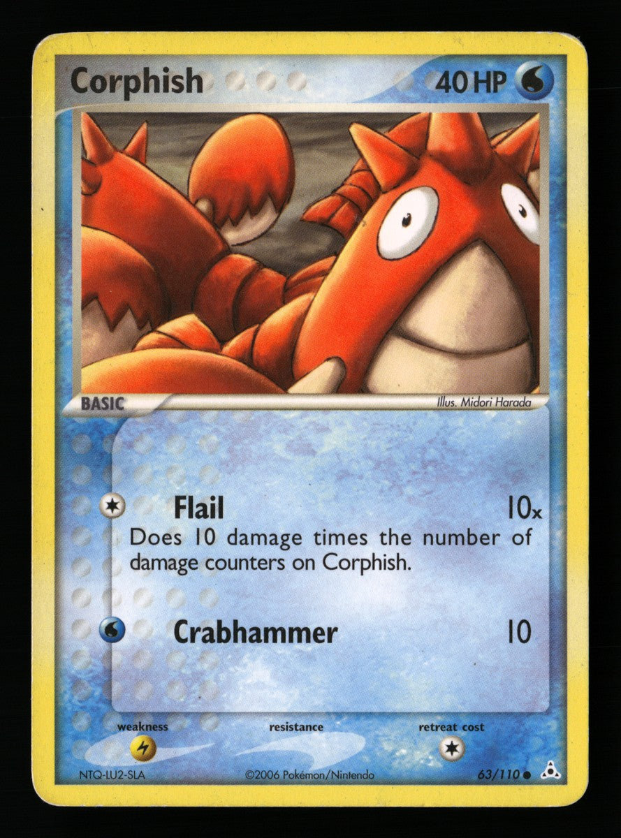 Corphish 63/110 — Common (Light Played) - Holon Phantoms · L142