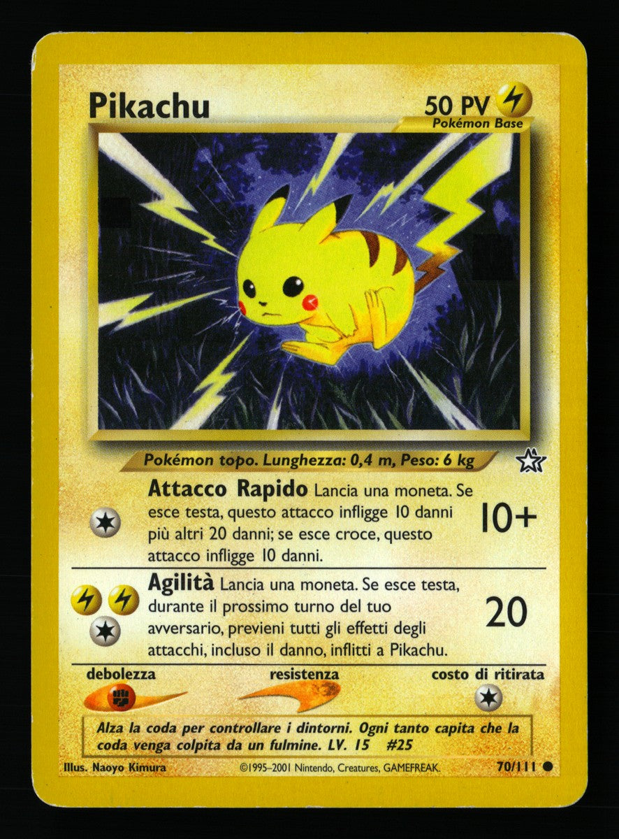 Pikachu 70/111 FRENCH — Common (Light Played) - Neo Genesis · L202