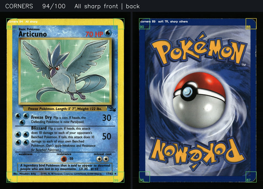 Articuno 17/62 — Rare (Light Played) - Fossil · L211