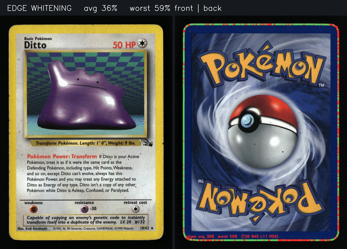 Ditto 18/62 — Rare (Played) - Fossil · L212