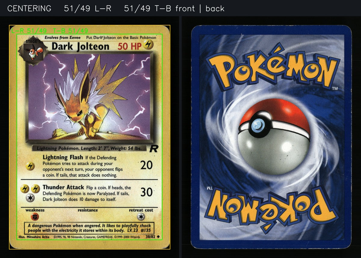 Dark Jolteon 38/82 — Uncommon (Played) - Team Rocket · L214