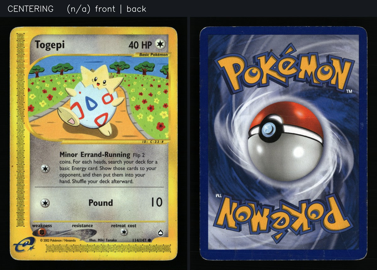 Togepi 114/147 — Common (Played) - Aquapolis · L217
