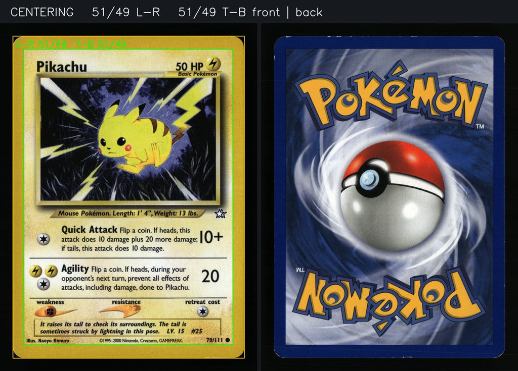 Pikachu 70/111 — Common (Excellent) - Neo Genesis · L218