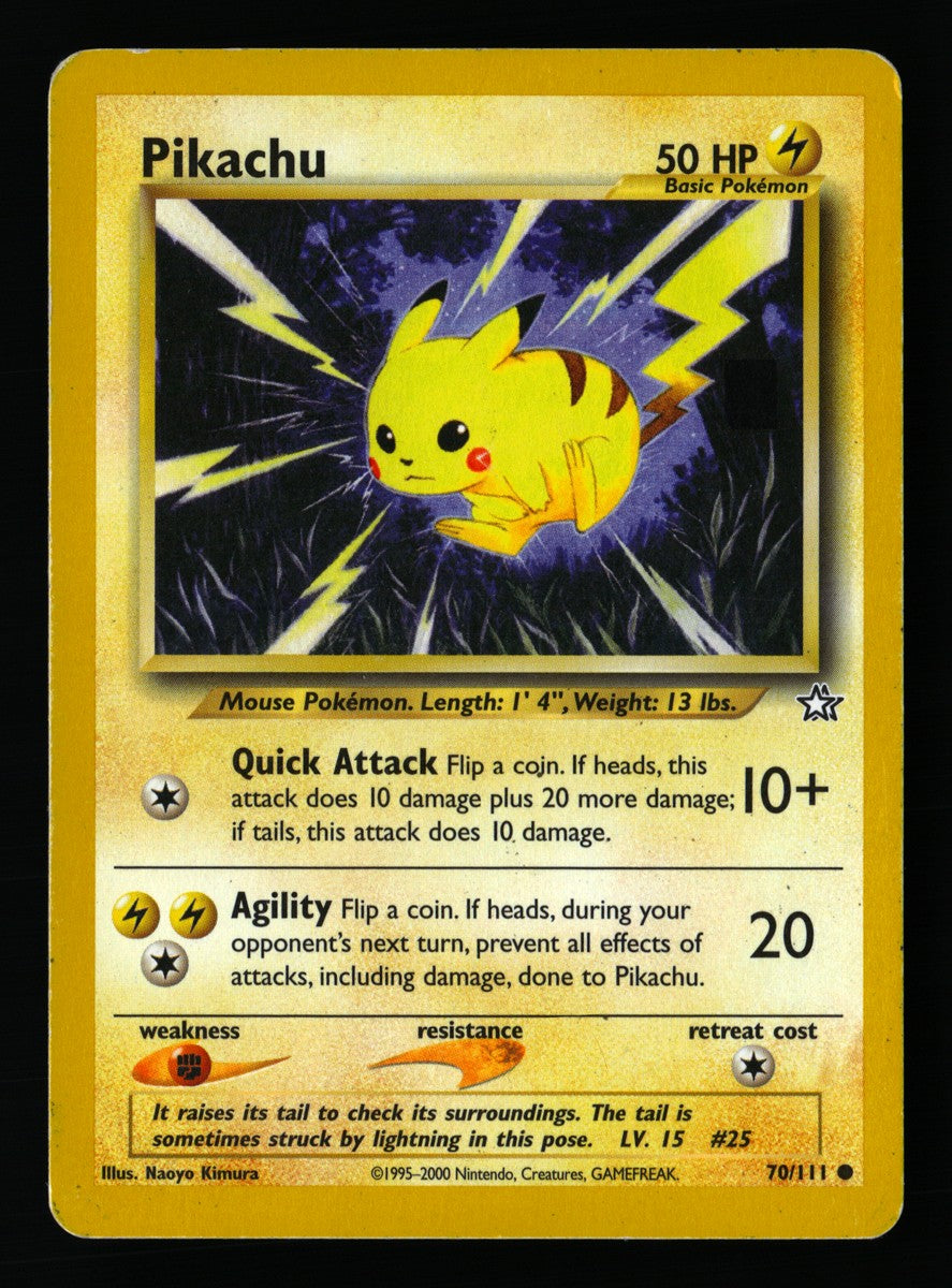 Pikachu 70/111 — Common (Light Played) - Neo Genesis · L220