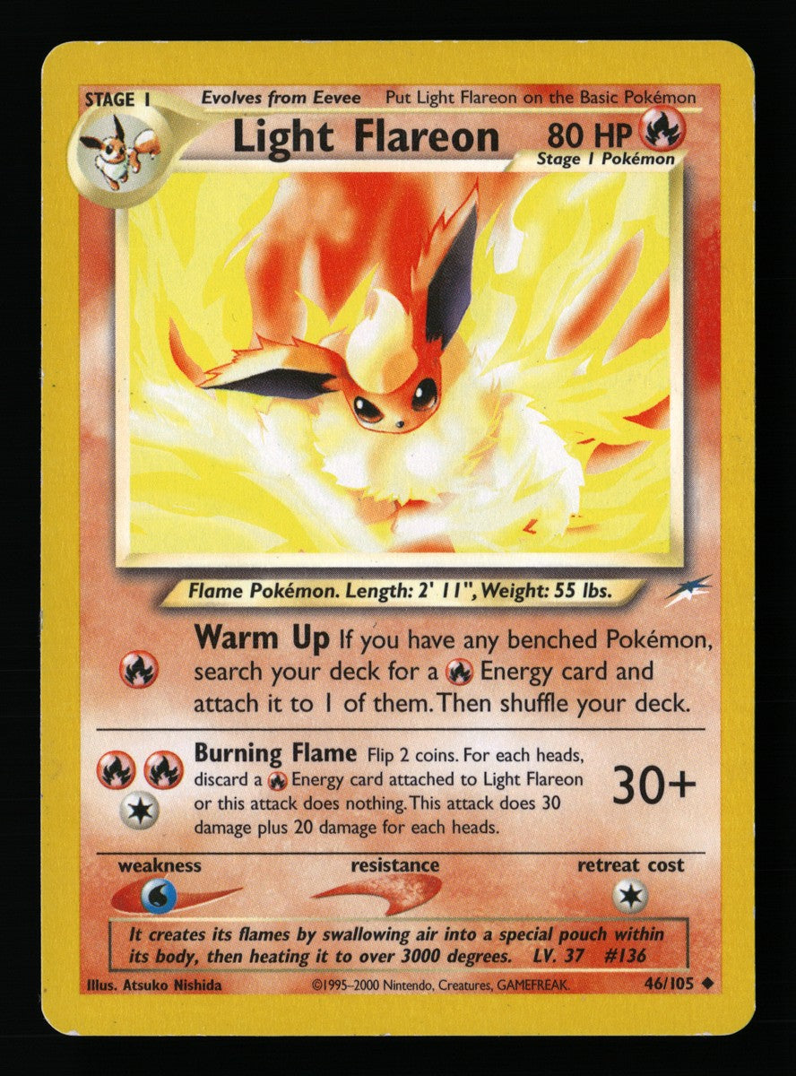 Light Flareon 46/105 — Uncommon (Good) - Neo Destiny · L221