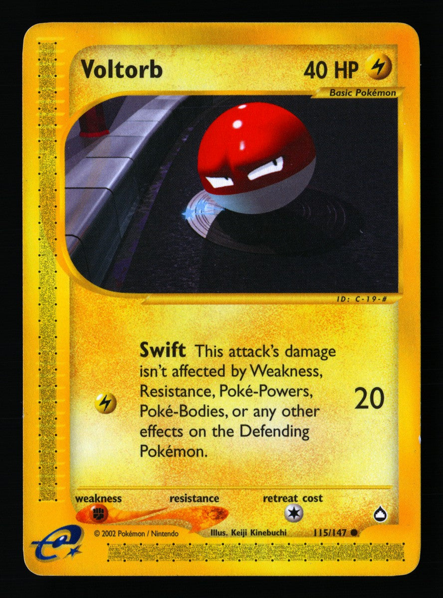 Voltorb 115/147 — Common (Good) - Aquapolis · L224