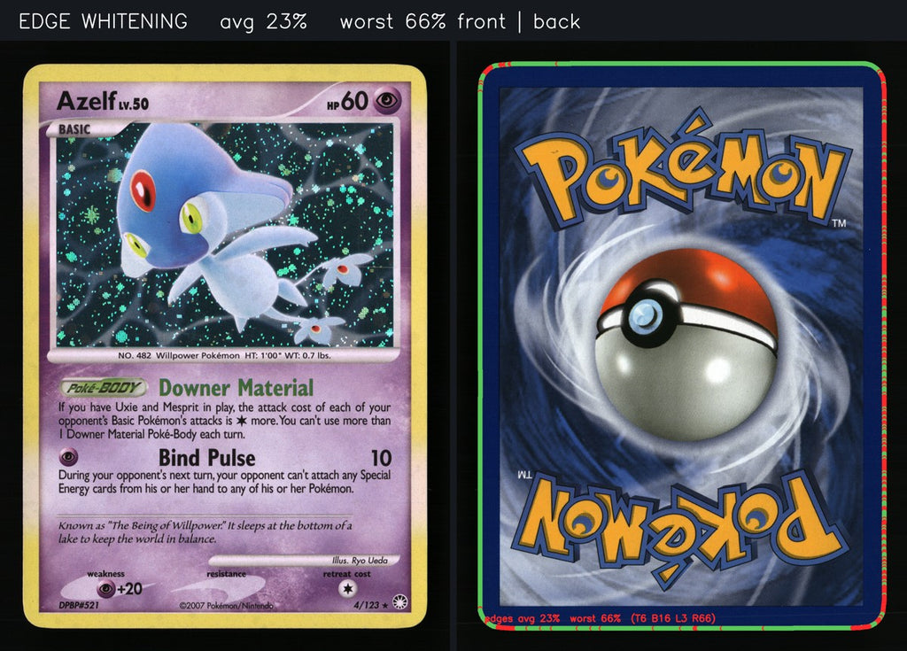 Azelf 4/123 — Rare Holo (Light Played) - Mysterious Treasures · L227