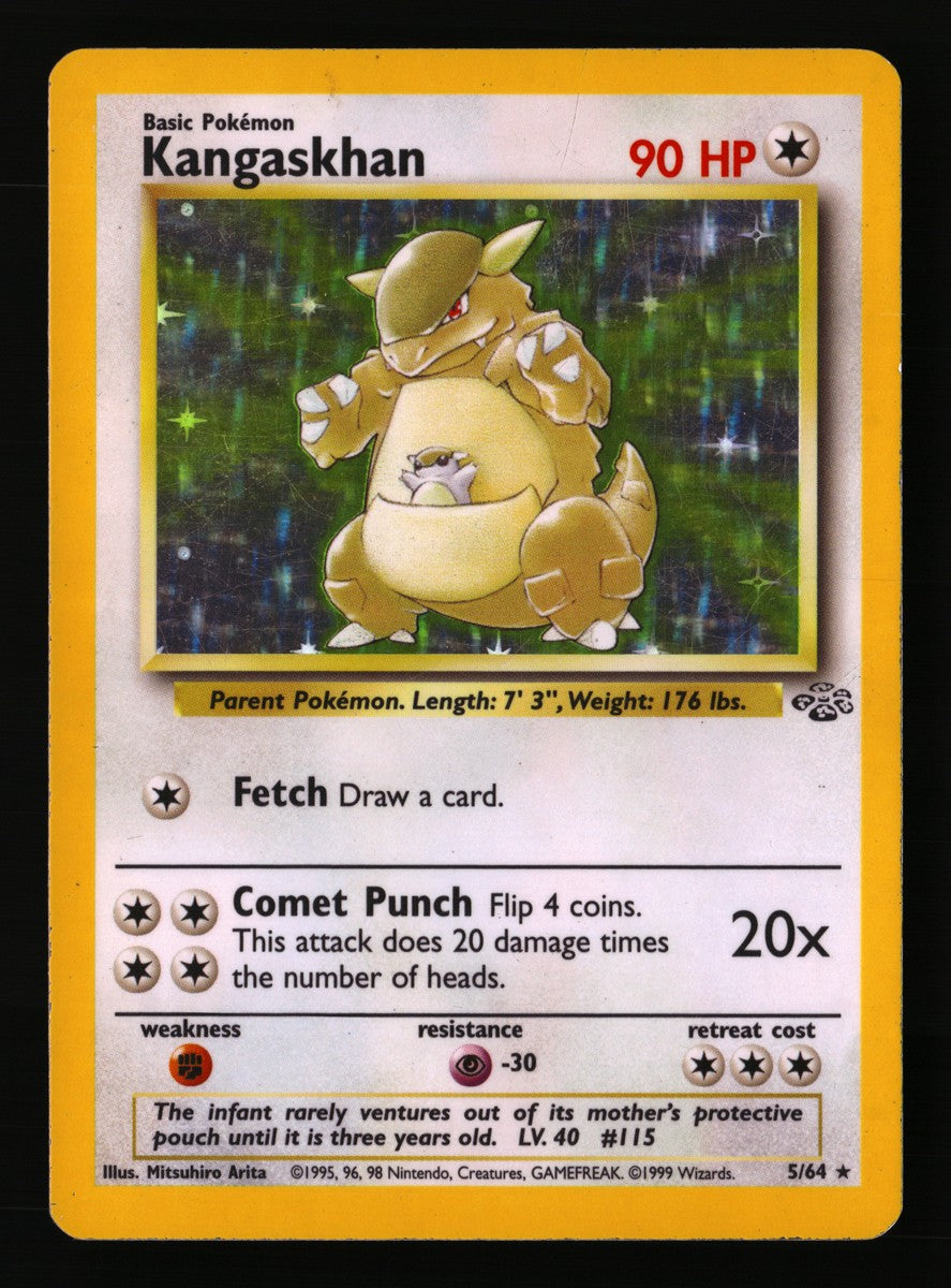 Kangaskhan 5/64 — Rare Holo (Played) - Jungle · M010