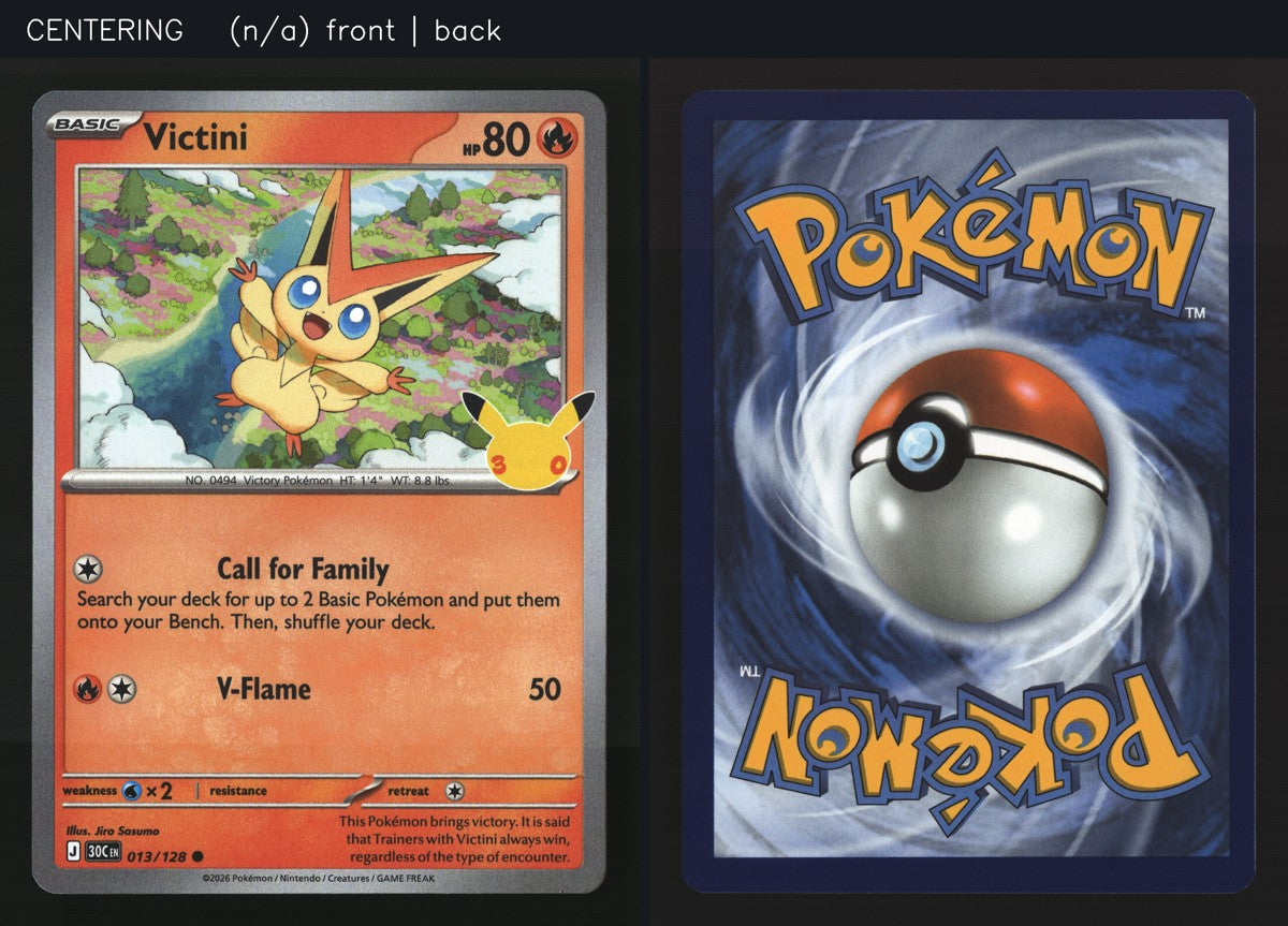 Victini 013/128 — Common (Good) - 30th Celebration · M112
