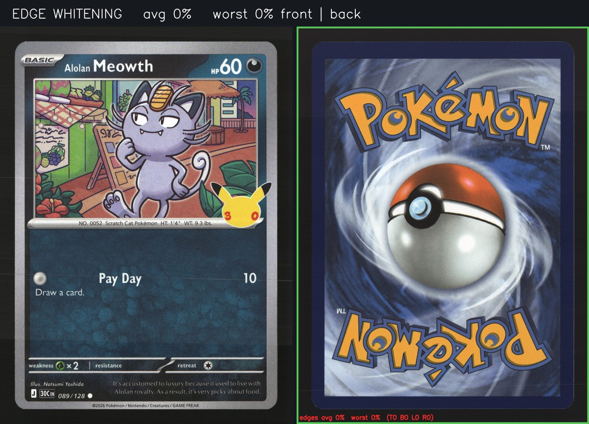 Alolan Meowth 089/128 — Common (Light Played) - 30th Celebration · N178
