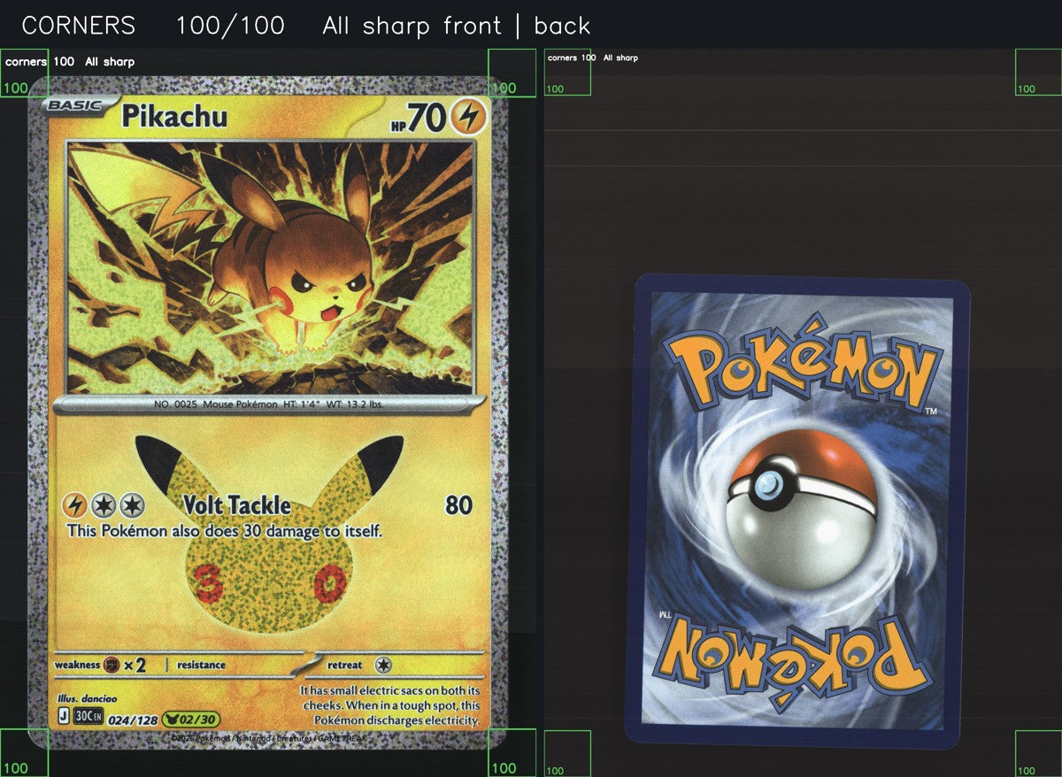 Pikachu 024/128 — Pikachu Rare (Mint) - 30th Celebration · O079