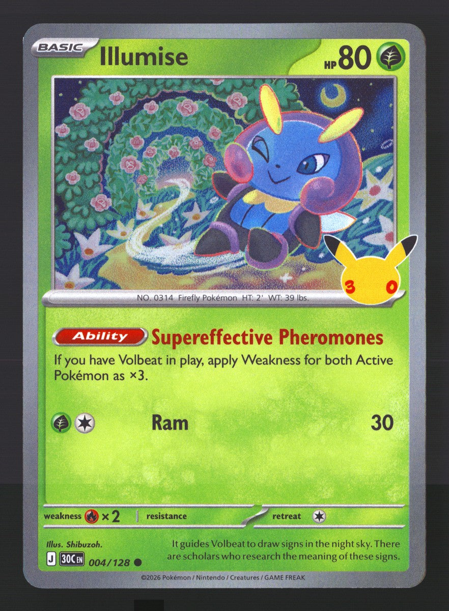 Illumise 004/128 — Common (Light Played) - 30th Celebration · O081